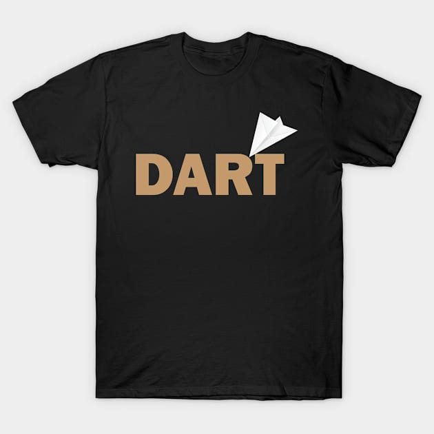 Dart Cool Creative Beautiful Design T-Shirt by Stylomart